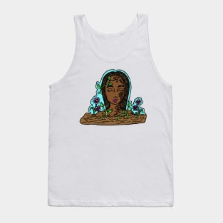 Flower Garden Girl Inner Growth Tank Top